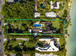 Largest Kahala Avenue Beachfront Property for sale