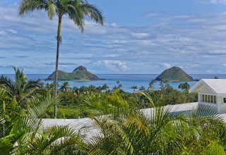 Ocean View Lanikai Hillside Home - Near Ocean Access