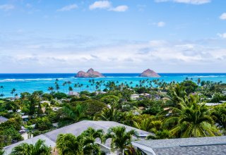 Ocean Views from Lanikai Hillside Retreat