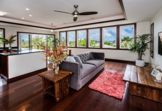 Ocean & Mokulua Island Views - Remodeled Lanikai Hillside Home