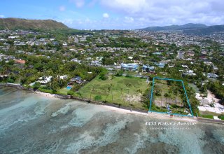 Oceanfront 41,000+SF Lot on Kahala Avenue