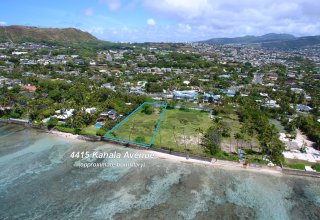 Oceanfront 37,000+SF Lot on Kahala Avenue