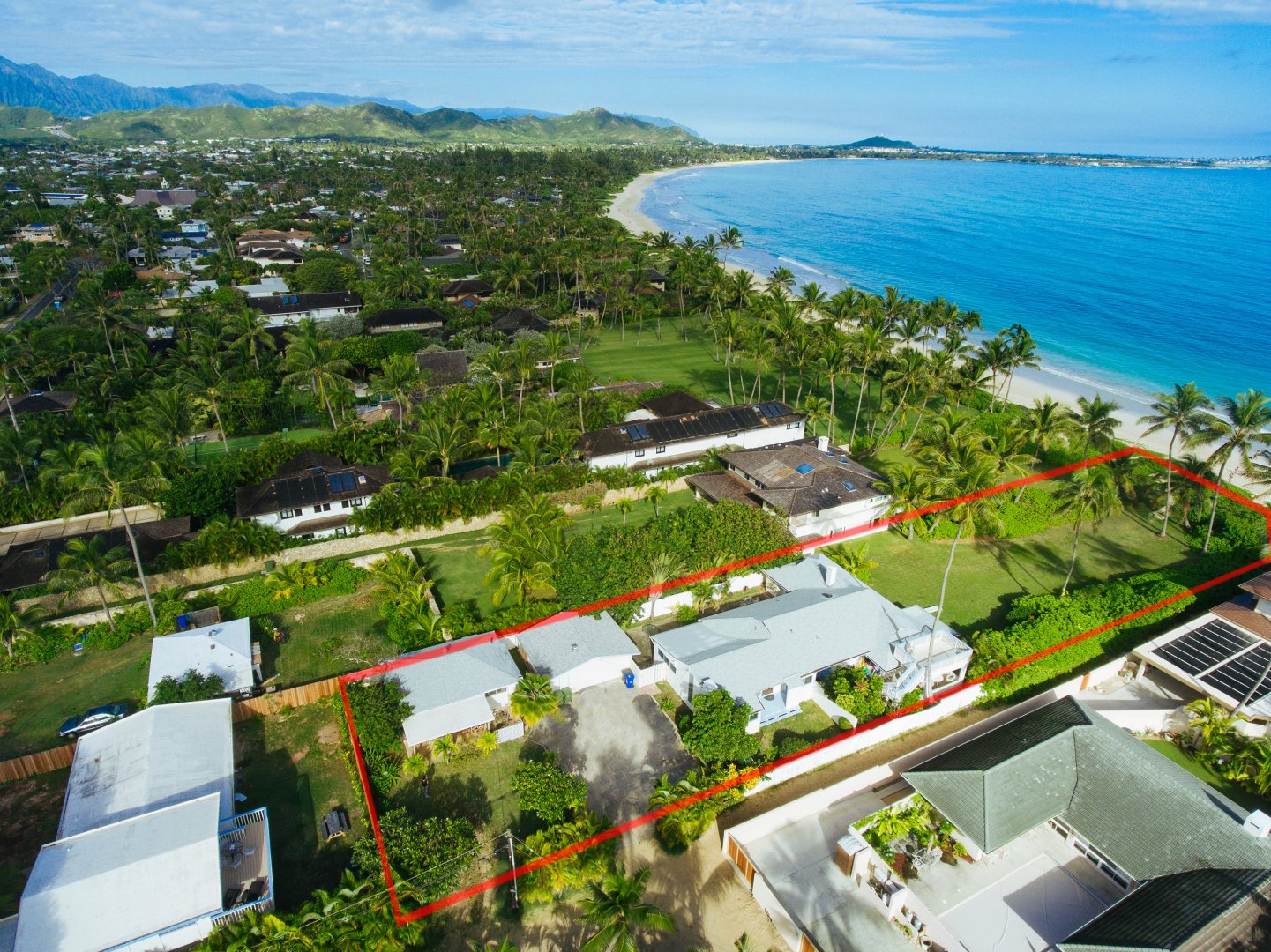 Kailua Beachfront Two Homes, Both with Vacation Rental Licenses